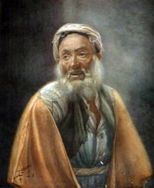 اصغر پتگر - ۱۳۲۰- بدون عنوان (آبرنگ) 