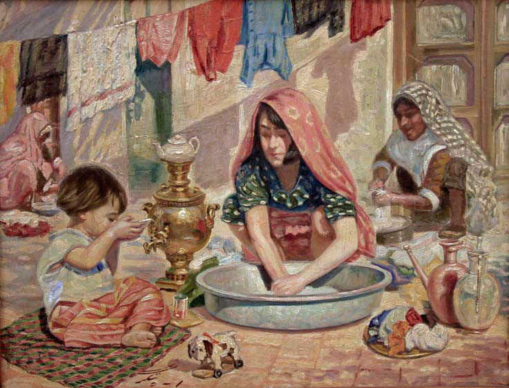 اصغر پتگر - ۱۳۱۷- بدون عنوان (رنگ و روغن، ۵۲*۴۰)