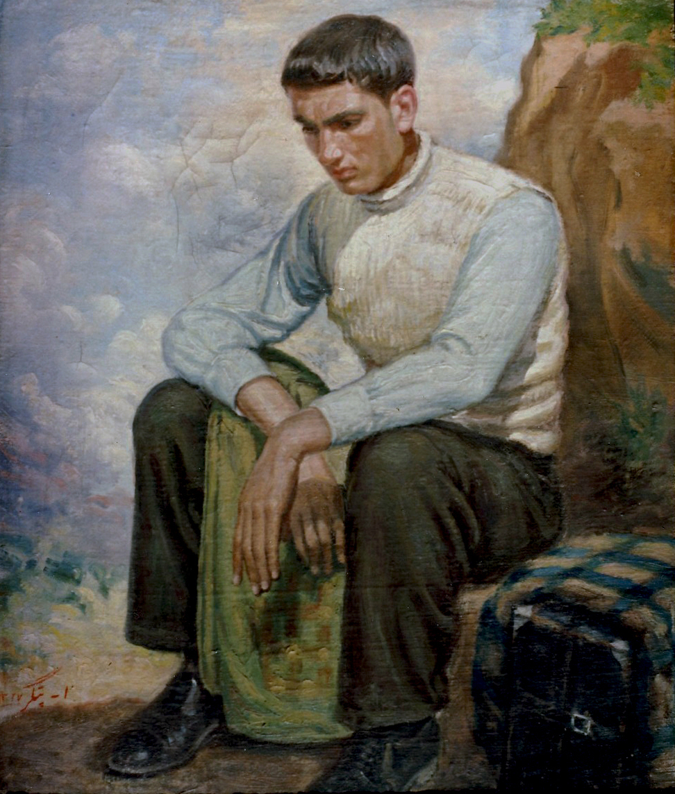اصغر پتگر - ۱۳۲۷- مسافر (رنگ و روغن)