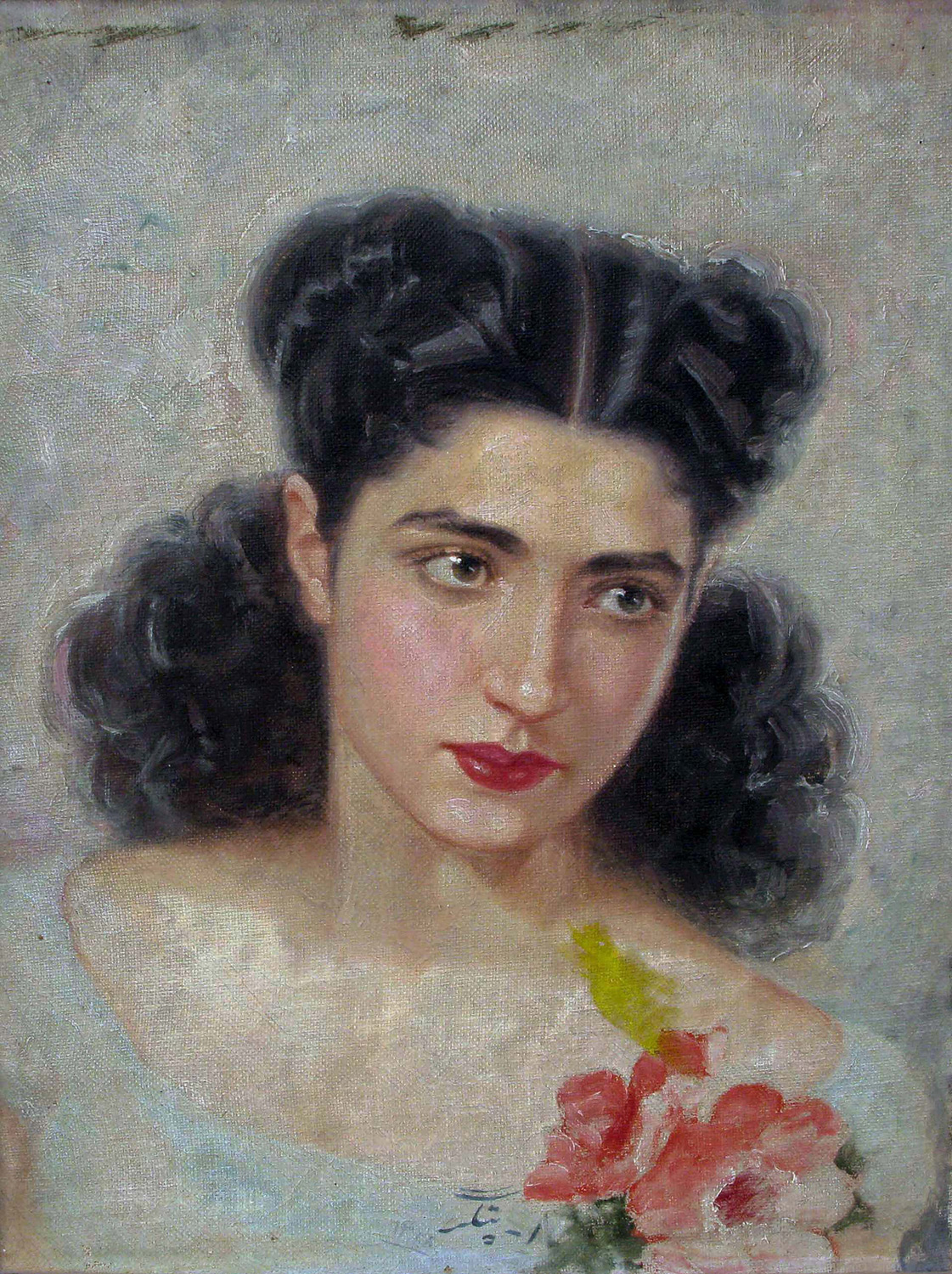 اصغر پتگر - ۱۳۲۸- بدون عنوان (رنگ و روغن، ۳۵*۴۴)