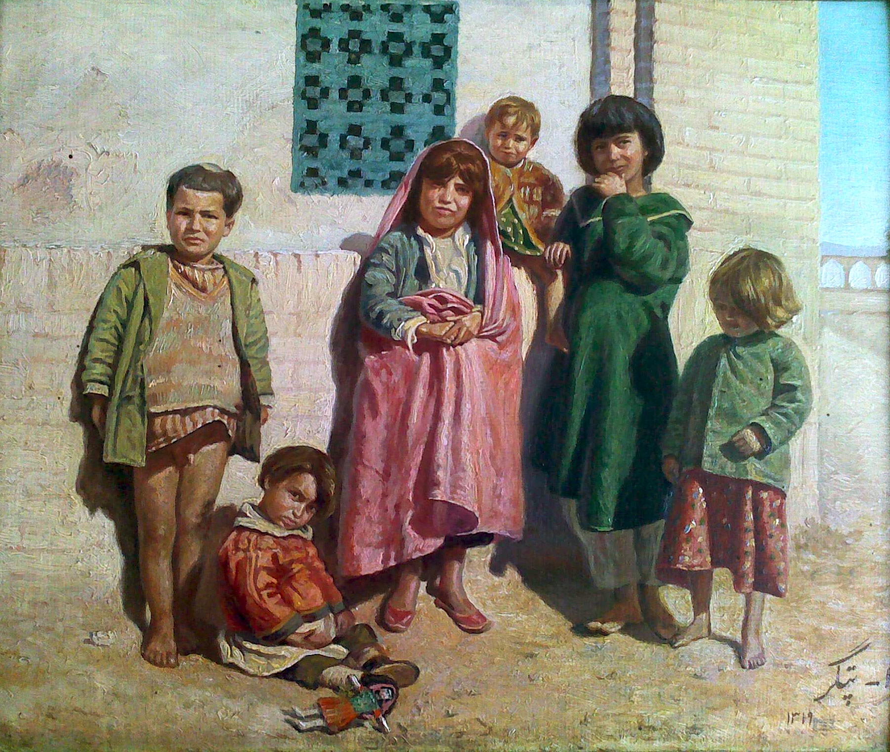 اصغر پتگر - ۱۳۱۹-  بدون عنوان (رنگ و روغن،۳۹*۳۳)