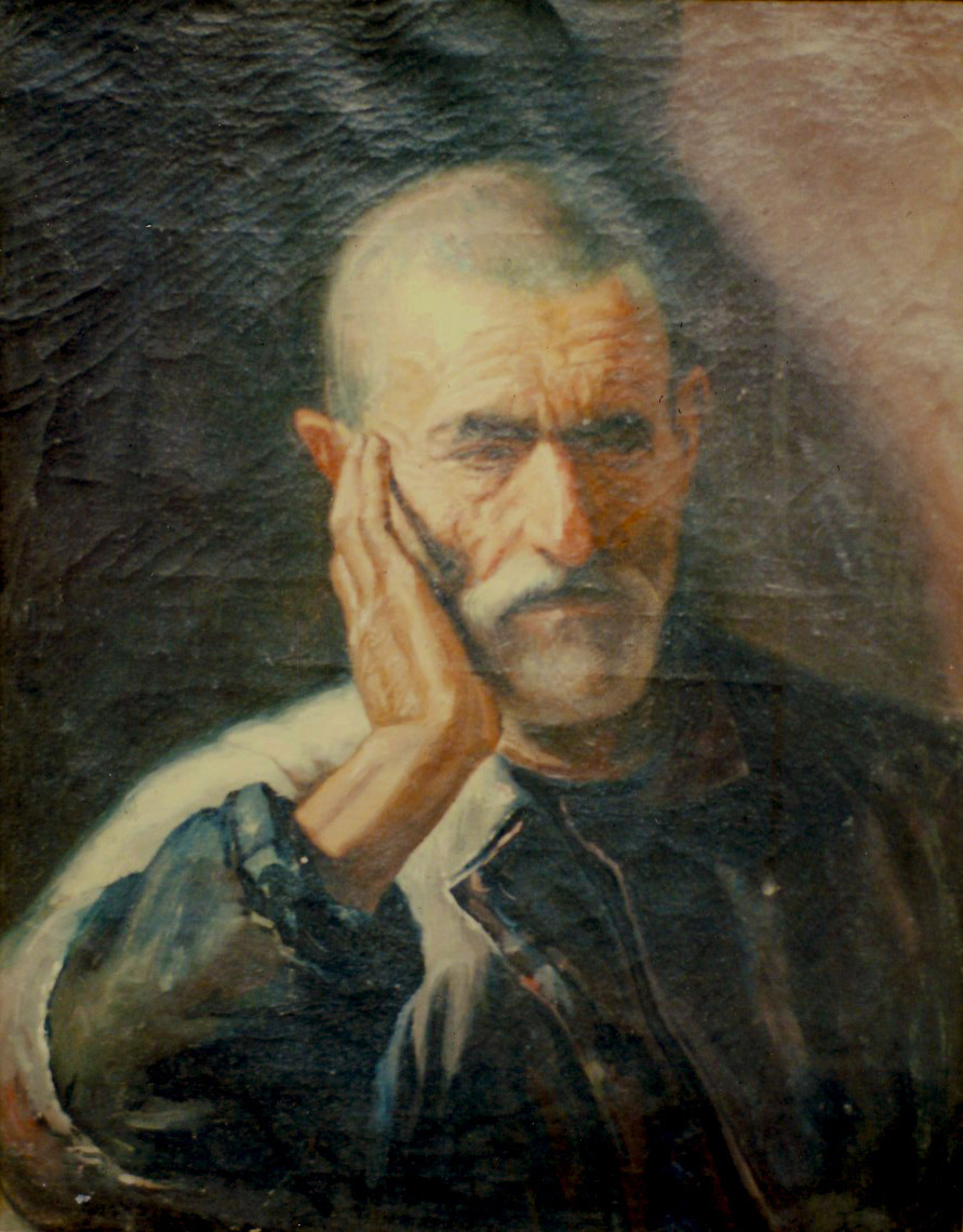 اصغر پتگر -  ۱۳۱۹- بدون عنوان رنگ و روغن، (۴۶*۵۸)